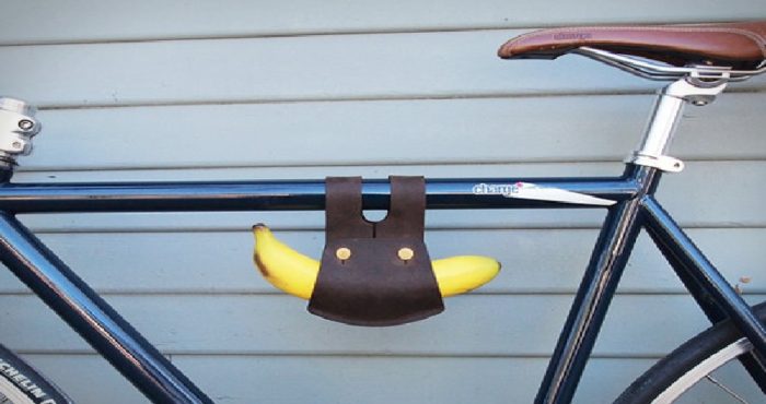 coisas bizarras, bicicleta com banana