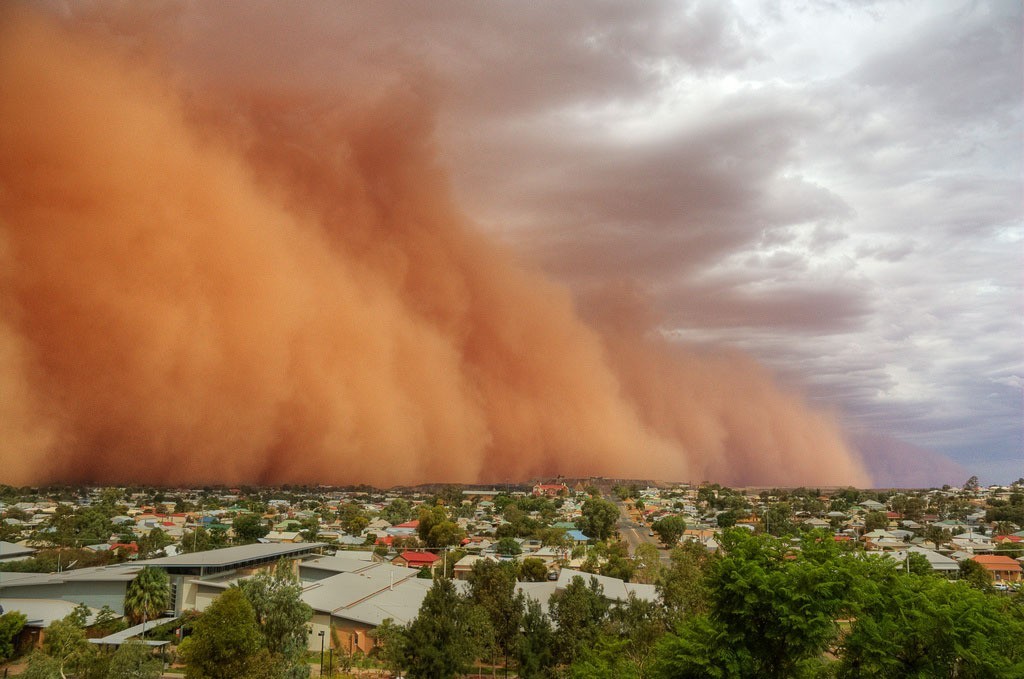 tempestade de areia fenômeno