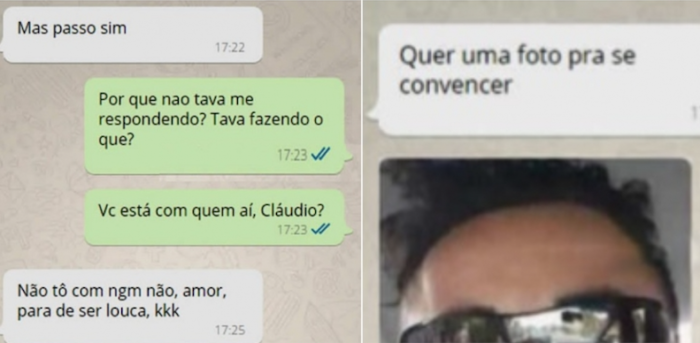 Homem é pego após mentir e esposa observar "detalhe" mínimo em imagem