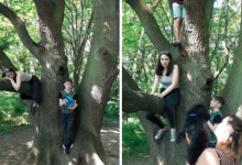 Mãe se assusta ao ver aparição misteriosa em foto dos filhos em parque