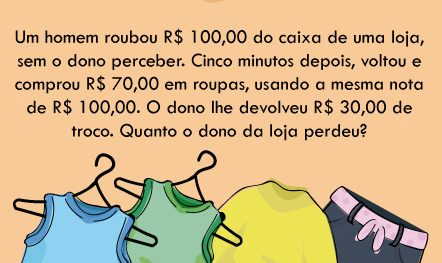 Você é bom em charadas? Desvende essa charada do roubo