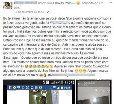 Mulher trai o namorado e posta fotos com outro em motel no seu perfil: “Eu te avisei”